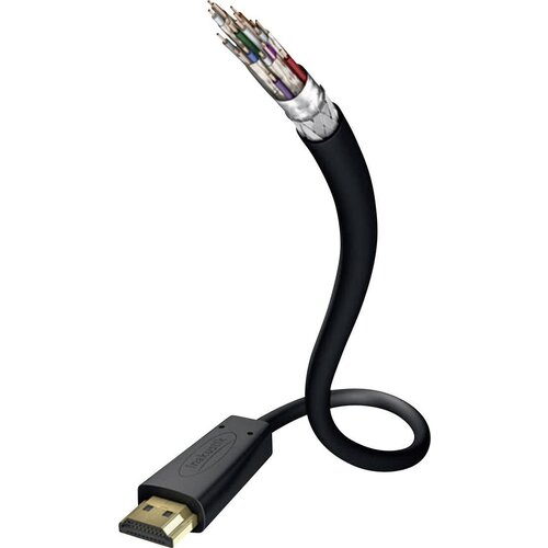 Inakustik HDMI kabel HDMI-A vtič, HDMI-A vtič 0.75 m črna 00324507 avdio povratni kanal, pozlačeni konektorji, Ultra HD (4k) HDMI HDMI kabel, (20417612) Cene