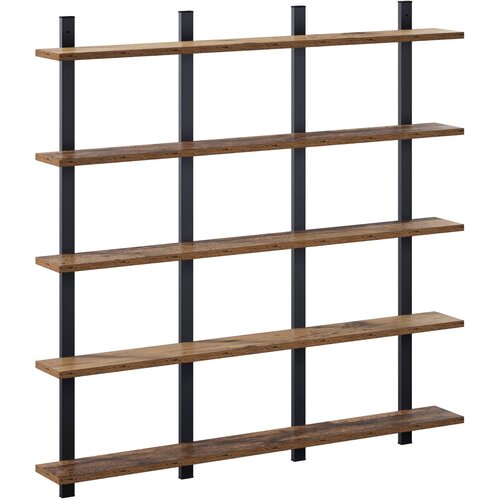  Polica na zidu Staro drvo 102 x 13.5 x 102 cm Konstruirano drvo Slike