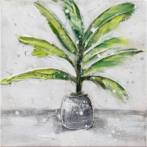 BUBOLA E NAIBO Slika na platnu (30 x 30 cm, lončnica) Cene