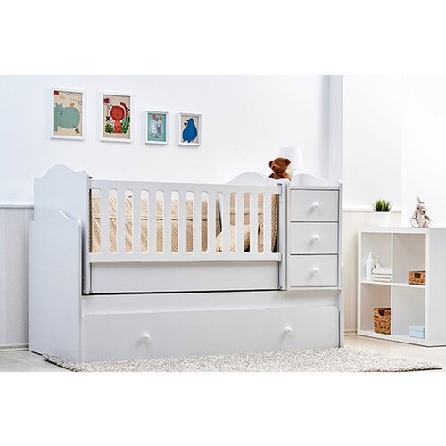 Belis &amp;#039;&amp;#039;NOVA&amp;#039;&amp;#039; 5u1 krevetac za bebe beli TR-5459 Slike