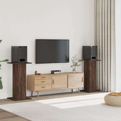 VidaXL stalci za zvučnike 2 kom 30 x 30 x 80 cm konstruirano drvo Slike