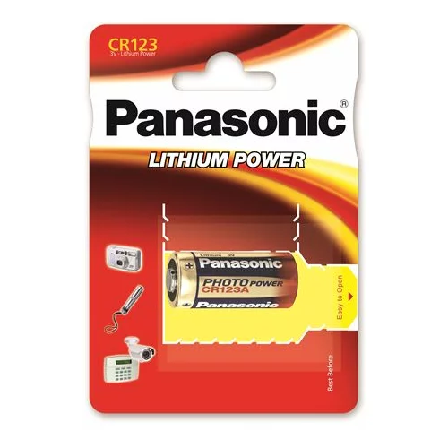Panasonic baterije CR-123AL/1BP Photo Lithium