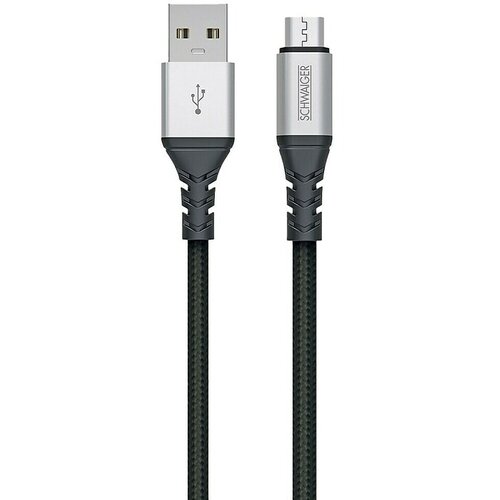 SCHWAIGER USB kabel za punjenje (Duljina: 1,2 m, USB A utikač, USB Micro-B utikač) Slike