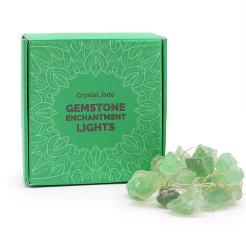  Čarobne lučke s kristali – Kristalni žad (Crystal Jade) - Gemstone, led lights - Božič - Baby shower Cene