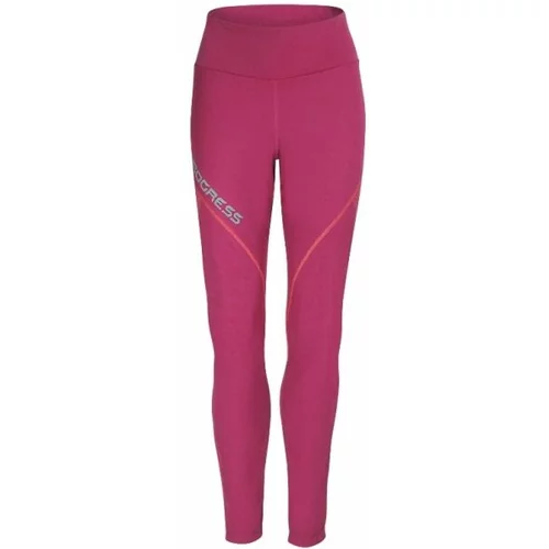 Progress SNOWCAT Ženske zimske elastične hlače, ružičasta, veličina