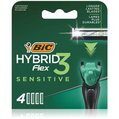 Bic FLEX3 Hybrid Sensitive nadomestne britvice 4 kos