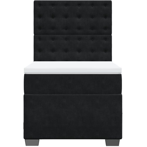 Box spring krevet s madracem crni 100x200 cm bar&amp;scaron;unasti Slike