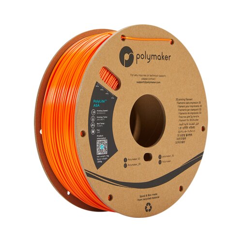 Polymaker PolyLite ASA Orange - 1,75 mm / 1000 g Slike