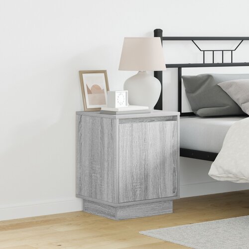 vidaXL Noćni ormarići Set od 2 Sivi sonoma Konstruirano drvo Cijene