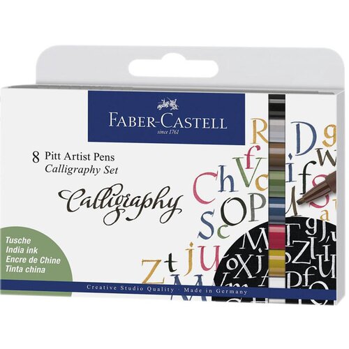 Faber-Castell Flomastri Faber-Castell Pitt Color, 8 kosov Cene