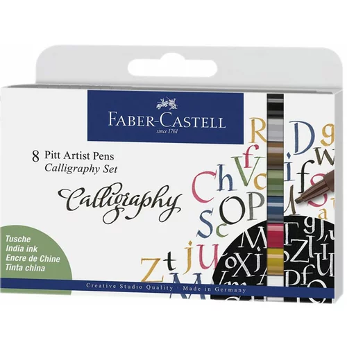 Faber-castell Flomastri Faber-Castell Pitt Color, 8 kosov