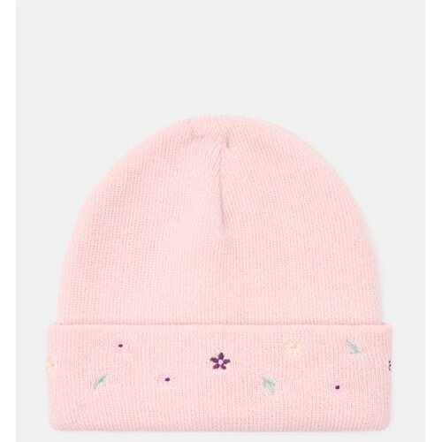 Sinsay Beanie kapa s vezenim cvjetovima Slike