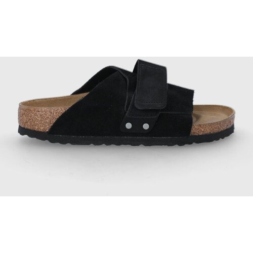 Birkenstock Kyoto Nubuck/Suede Leather Black Cene