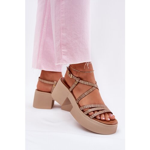 Maciejka Women&amp;#039;s leather sandals Slike