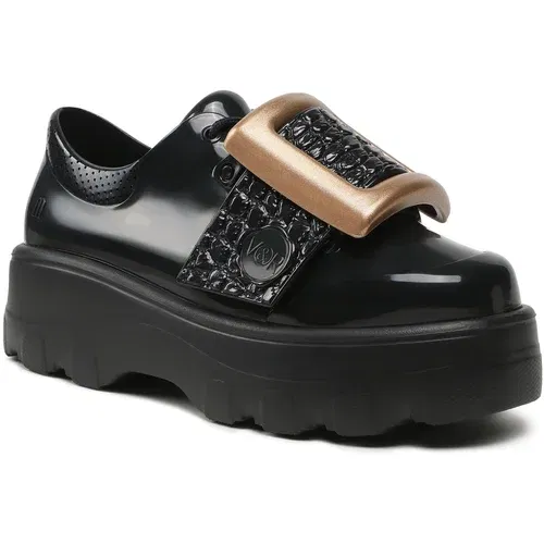 Melissa Nizki čevlji Kick Off Buckle Up V&R Ad 33598 Black/Black/Gold AD162