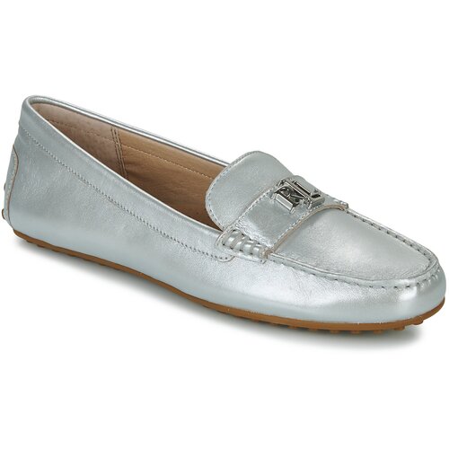 Polo Ralph Lauren Mokasini BARNSBURY-FLATS-DRIVER Srebrna Slike