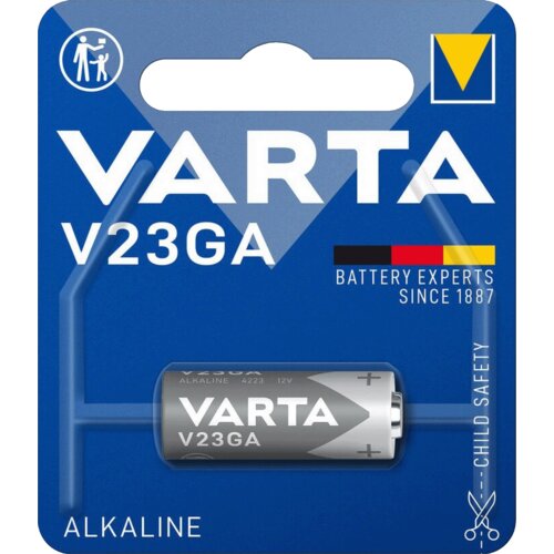 Varta alkalna baterija, V23A, 12V, blister 1 kos - V23GA (MN21/8LR932 LR23A) Cene