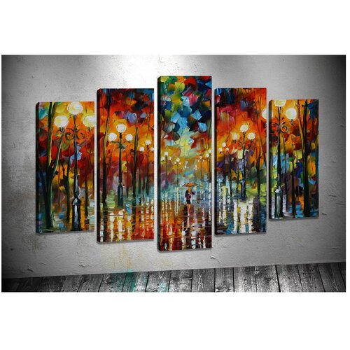 Tablo Center Komplet 5 slik Night Lights Slike