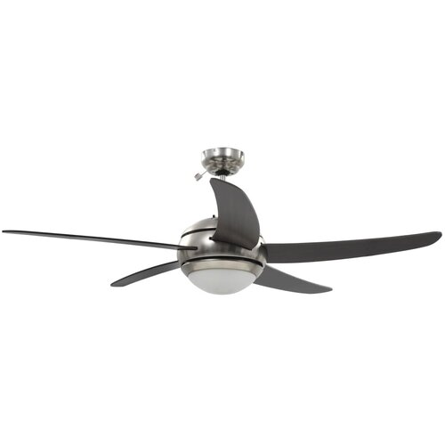 The Living Store Ukrasni stropni ventilator sa svjetlom 128 cm smeđi Cijene