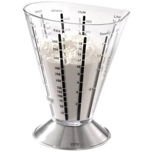 Gefu SATURAS measuring cup 0.5 L Stainless steel, Styrene Acrylonitrile (SAN) Slike