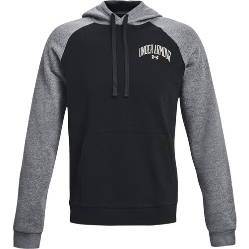Under Armour Mo&amp;scaron;ki pulover Rival WM Colorblock HD Črna Slike