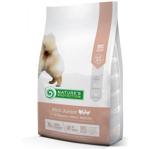 Nature's Protection Super Premium Hrana za štence Mini Junior 2-12m Živina 2kg Cene