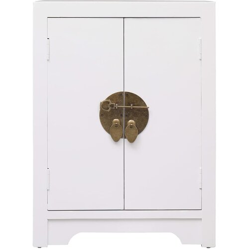 Maison Chic Nočna omarica - Nočna miza bela 38x28x52 cm les pavlovnije, (21690325) Cene