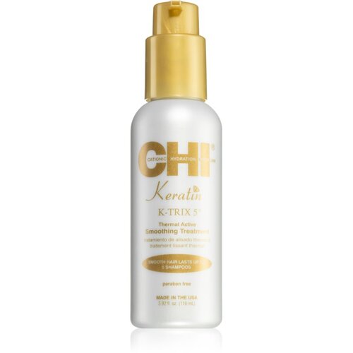 Farouk Systems CHI Keratin K-Trix 5 gladilna nega s toplotno zaščito 115 g Cene