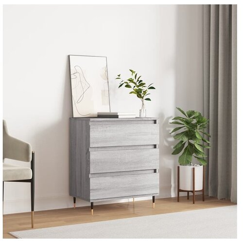vidaXL Komoda sivog hrasta sonome 60x35x70 cm od konstruiranog drva Cijene