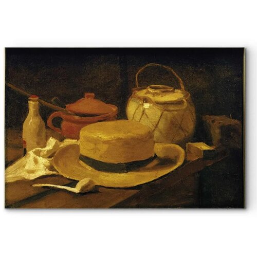  Slika - Vincent Van Gogh &amp;ndash; Still life with yellow straw hat 90x60 Akustična Slike