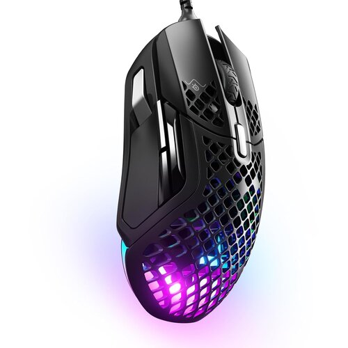 Steel Series Aerox 5 žična RGB igralna mi&amp;scaron;ka črne barve Slike