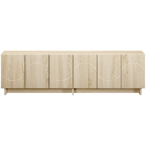  TV stalak 140 x 34,5 x 40 cm Hrast sonoma Konstruirano drvo Slike