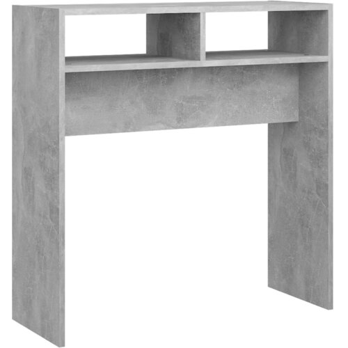  Konzolni stol boja betona 78 x 30 x 80 cm konstruirano drvo Slike