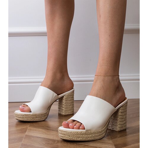 Gemre White wedge espadrilles Grande Slike