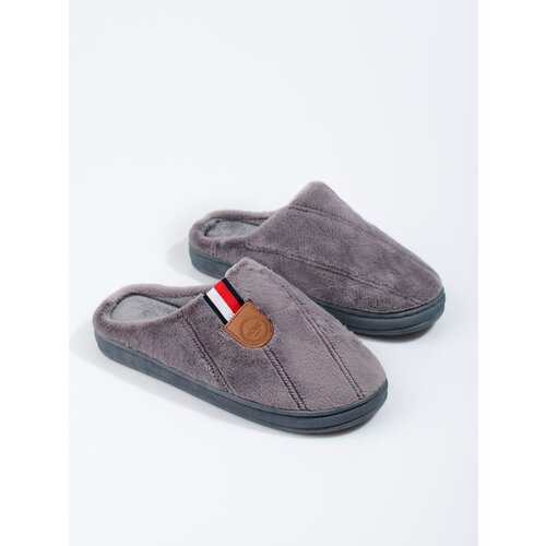 SHELOVET Men's grey slippers