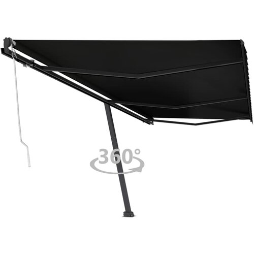 VidaXL Prostostoječa avtomatska tenda 600x300 cm antracitna, (20728872) Slike