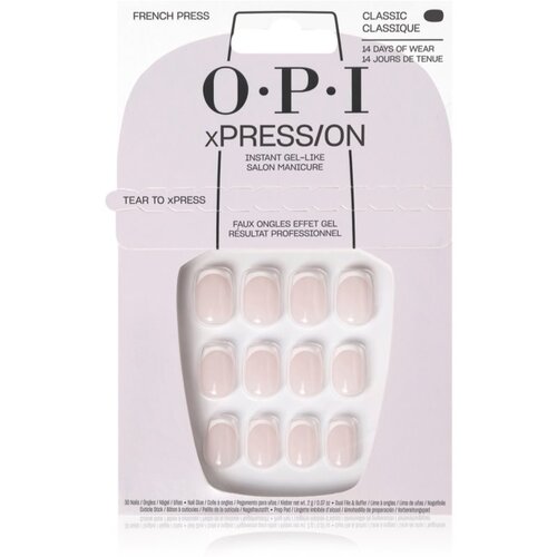 OPI xPRESS/ON umetni nohti French Press 30 kos Slike