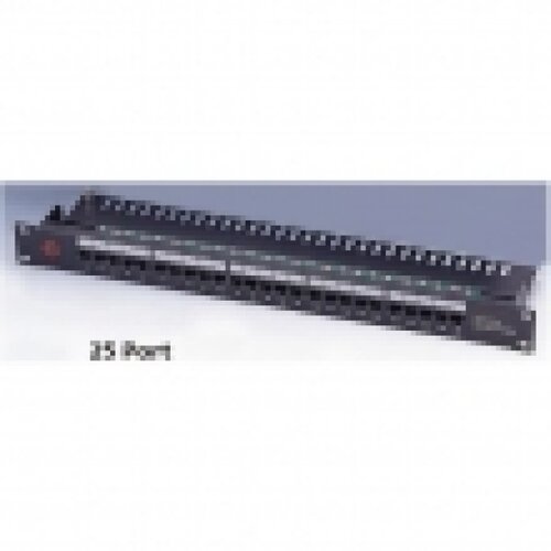  patch panel 19&amp;quot;/1U sa 25 RJ-45 kat. 3, telefonski / isdn, držač kablova sa zadnje strane, krone lsa reglete (fiksni portovi) Slike