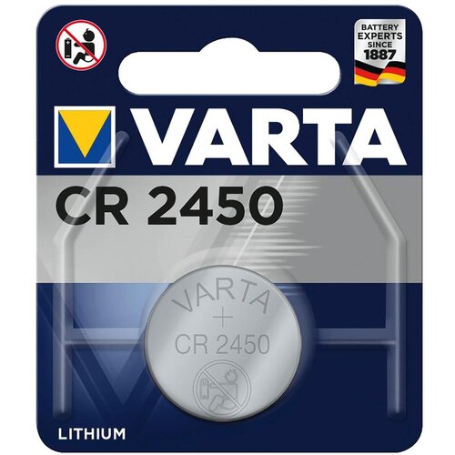 Varta Baterija litijska, CR2450, 3 V, dugmasta, blister 1 kom - CR2450 Cijene