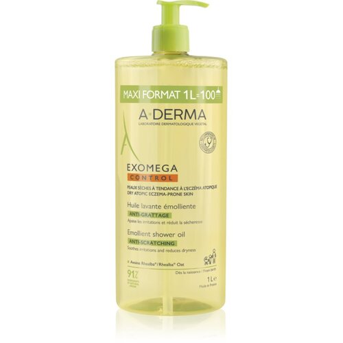 A-derma Ulje za tu&amp;scaron;iranje Exomega Control, 1 l Slike
