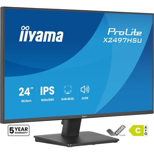 Iiyama ProLite X2497HSU-B1 computer monitor 60.5 cm (23.8) 1920 x 1080 pixels Full HD LED Black Cijene