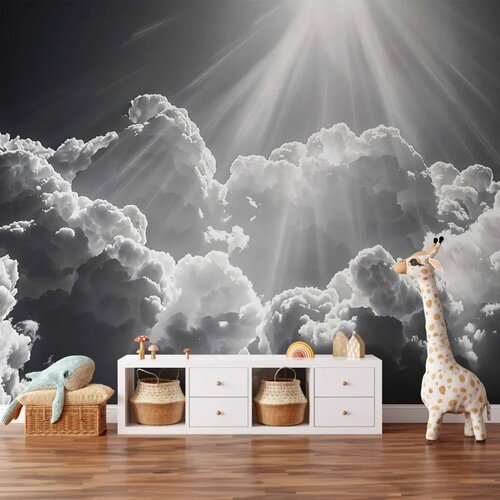  Foto tapeta - Hope in the Clouds: Inspiring Rays of the Sun &ndash; Awaken Emotions 150x105 Cijene