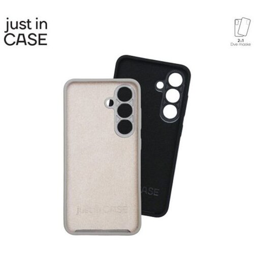 Just In Case Maska za telefon 2u1 Extra case MIX PLUS paket Samsung S25 CRNI Cene