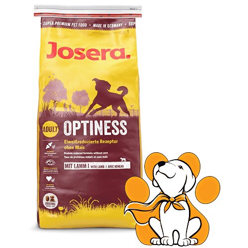 Josera optiness 4.5kg, Hrana za Odrasle Pse, Bez Žitarica za Zdravlje Srca Slike