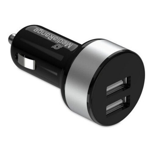  Polnilec za avto usb mediarange črn mrma103-2 MEDIARANGE Cene