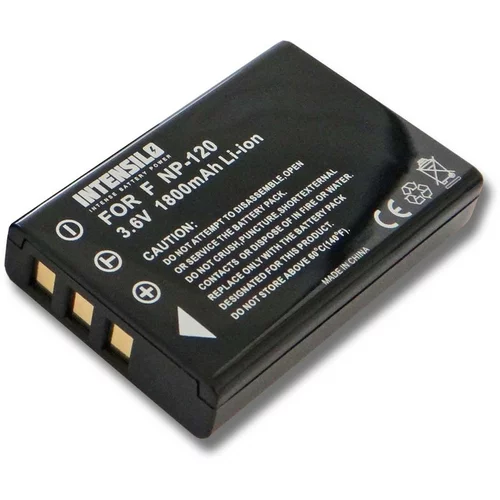 Intensilo Baterija NP-120 za Fuji FinePix F630 / Pentax Optio 450 / Optio MX4, 1800 mAh