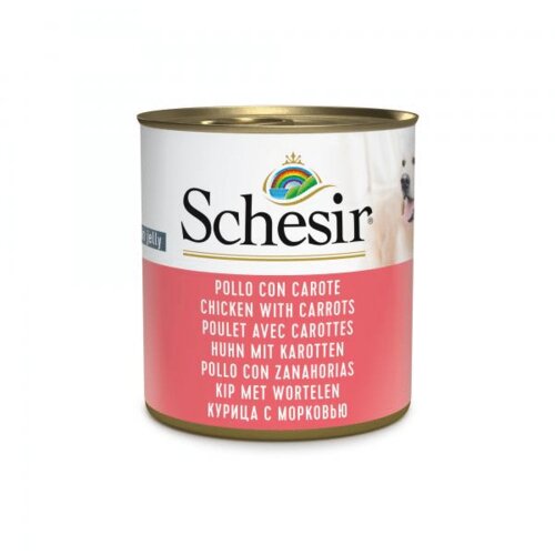 Schesir Varčno pakiranje Nassfutter 12 x 285 g - Piščanec s korenjem Cene