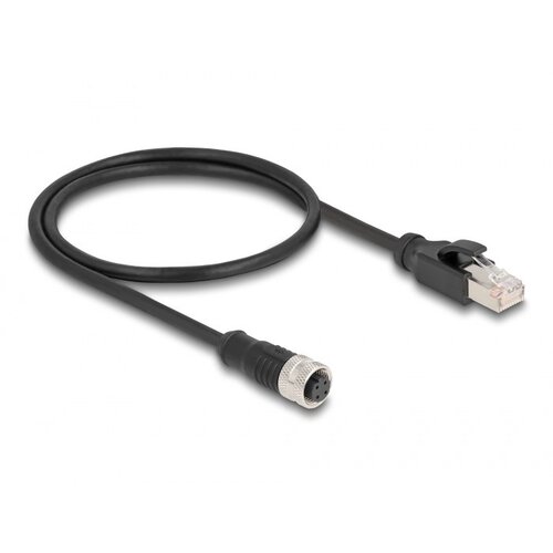 Delock M12 Adapter Cable D-coded 4 pin female to RJ45 male 50 cm Cijene