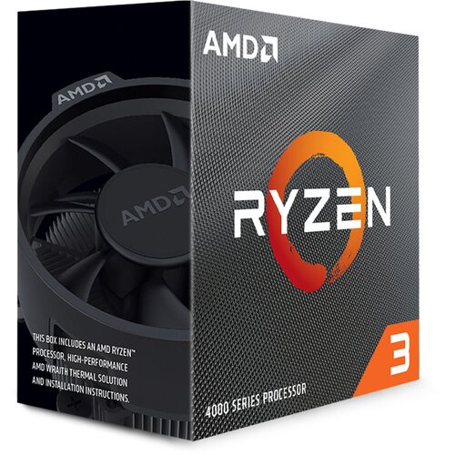 AMD RYZEN 3 4100 BOX4 CPU cores,8 threads3.8GHz,4MB L3,65W Slike