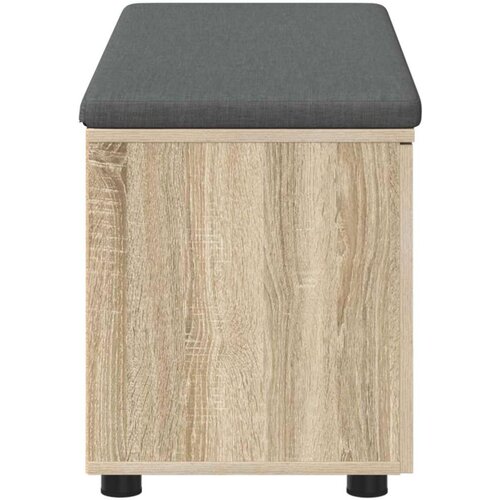  Klupa za hodnik s jastukom Sonoma hrast 100 x 38 x 46 cm Slike